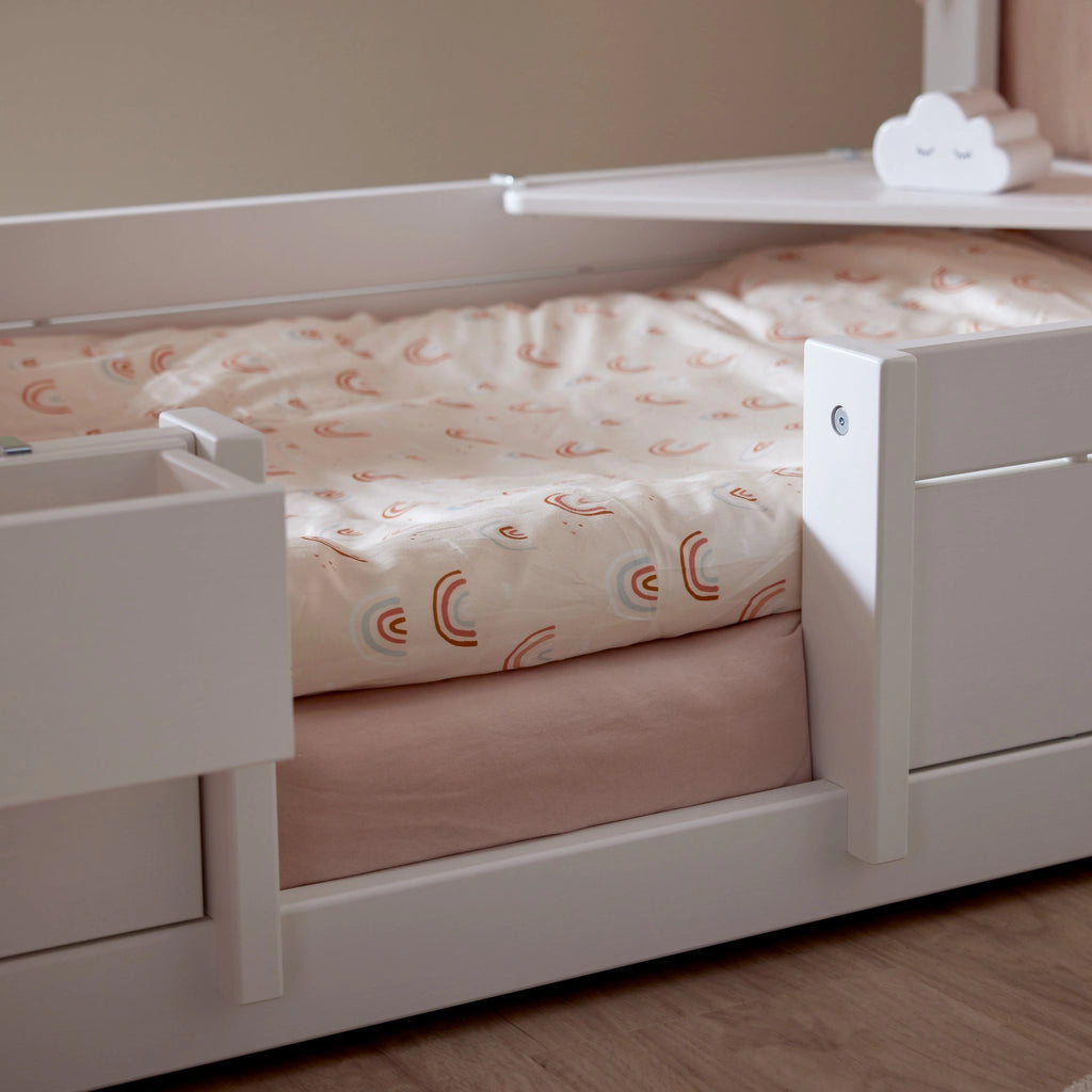 4 IN 1 Kids Bed in White - Grows with your child - Lifetime Kids | Milola