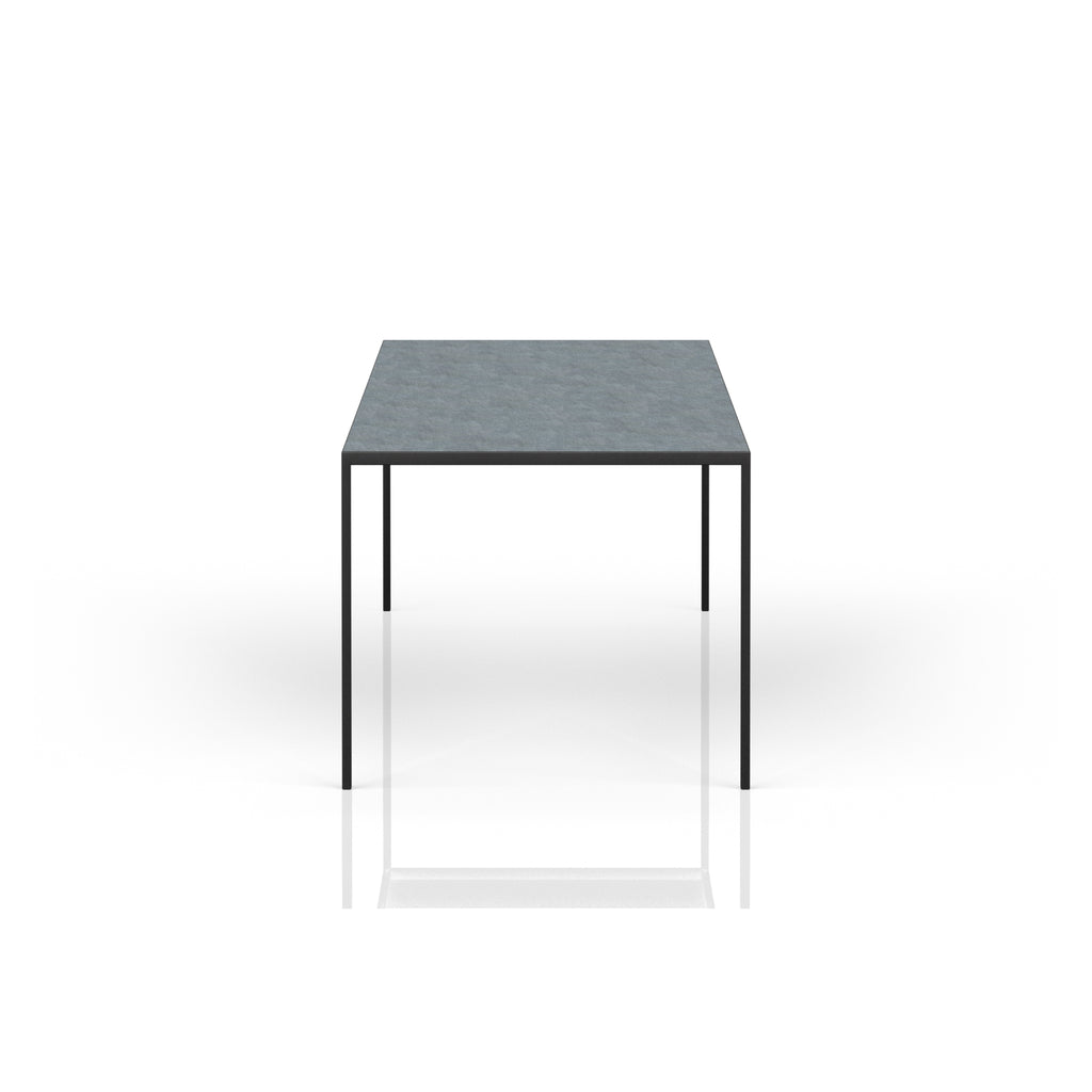 ANDOR Ceramic/Marble Dining Table - Black with Basalt Grey - Milola