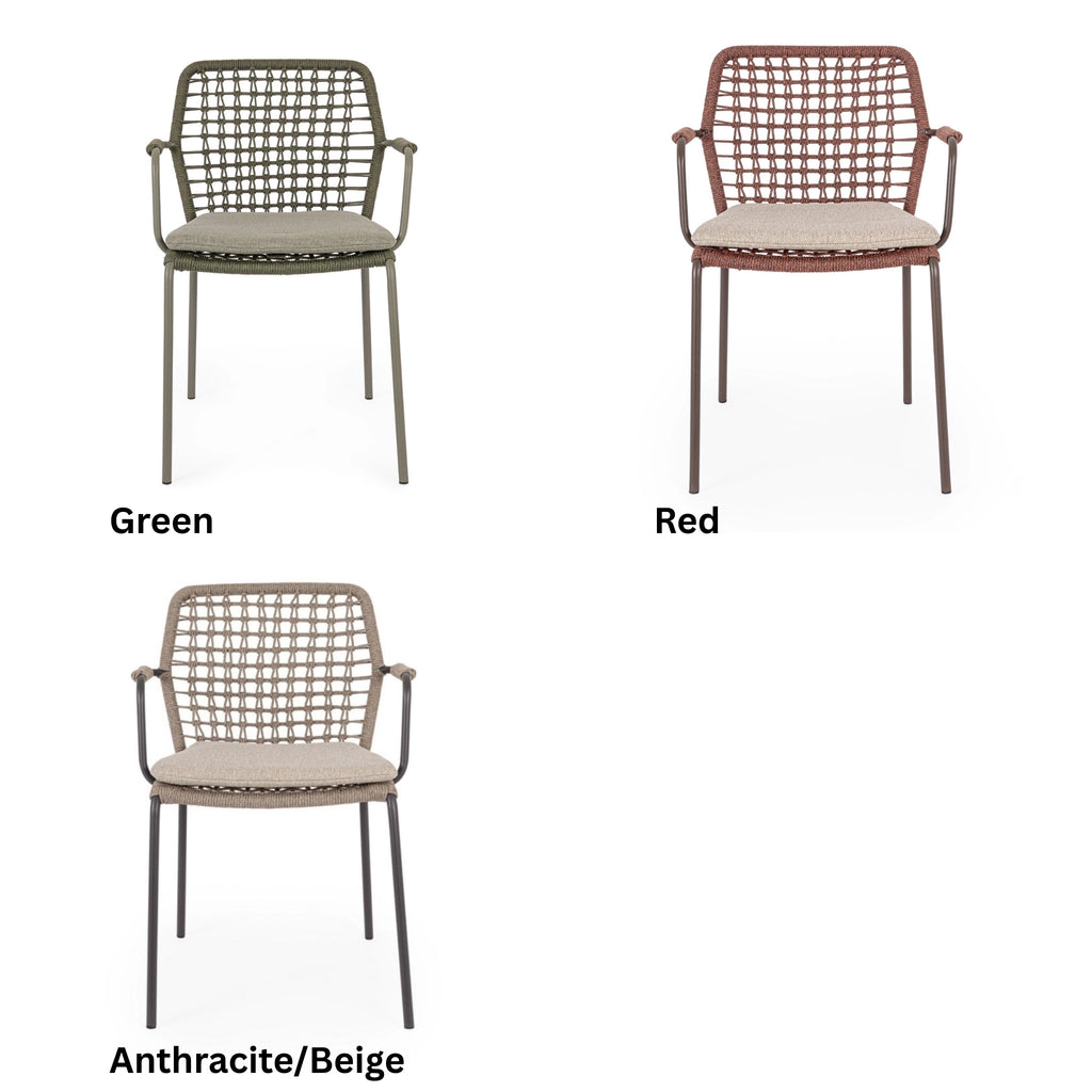 CANAR Outdoor Dining Chairs Color Template - Bizzotto | Milola