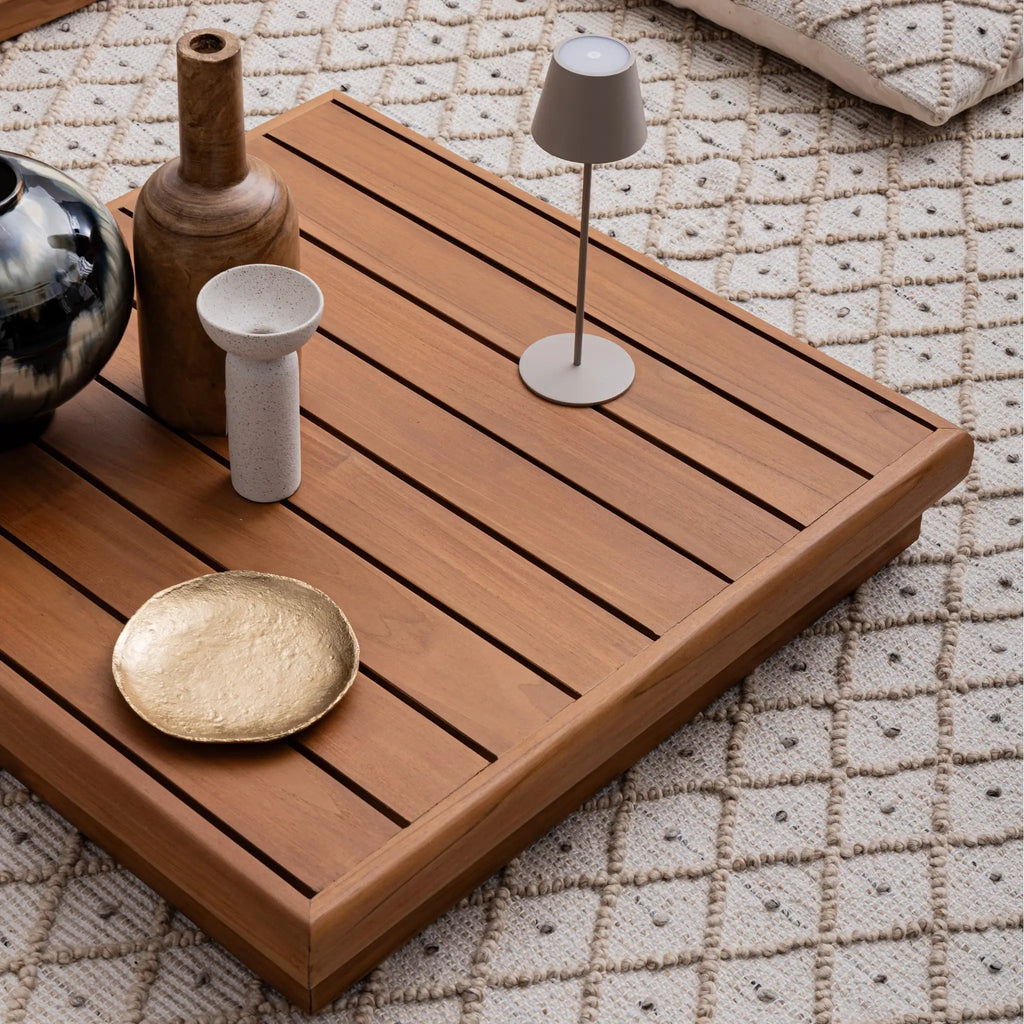 DELGADA Coffee Table in Teak - Bizzotto | Milola
