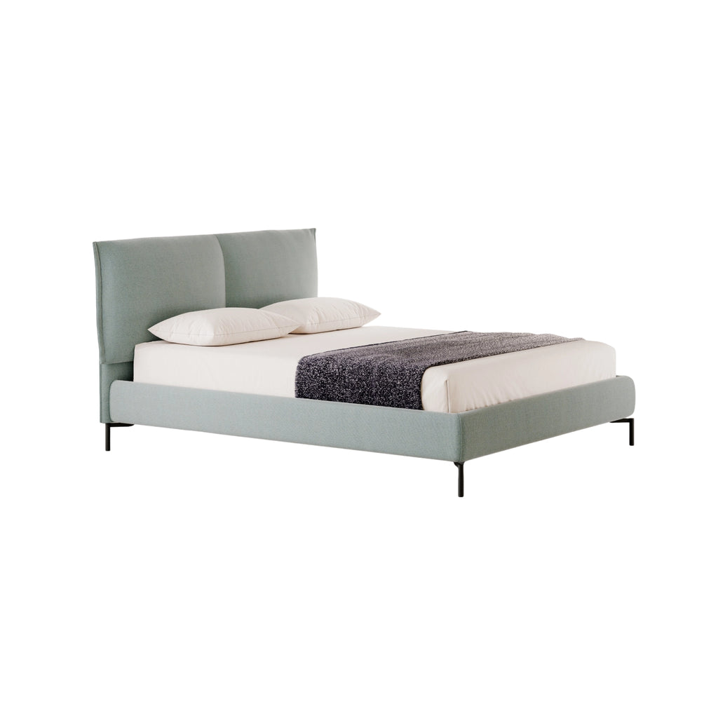 Eden Soft H.20 Bed in Blue Grey - Bizzotto | Milola