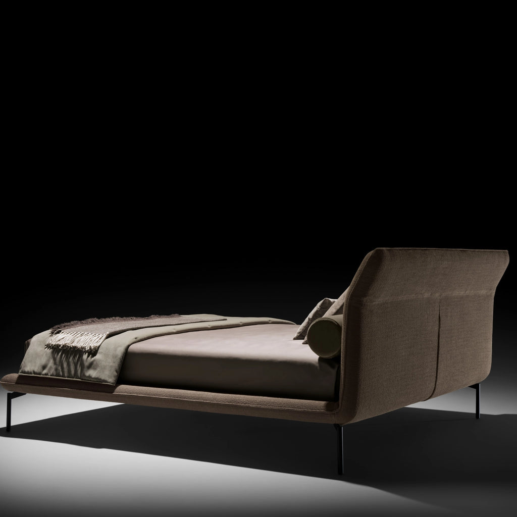 ELLE H.9 Bed in Brown Ricanto Col. 004 - Twils | Milola