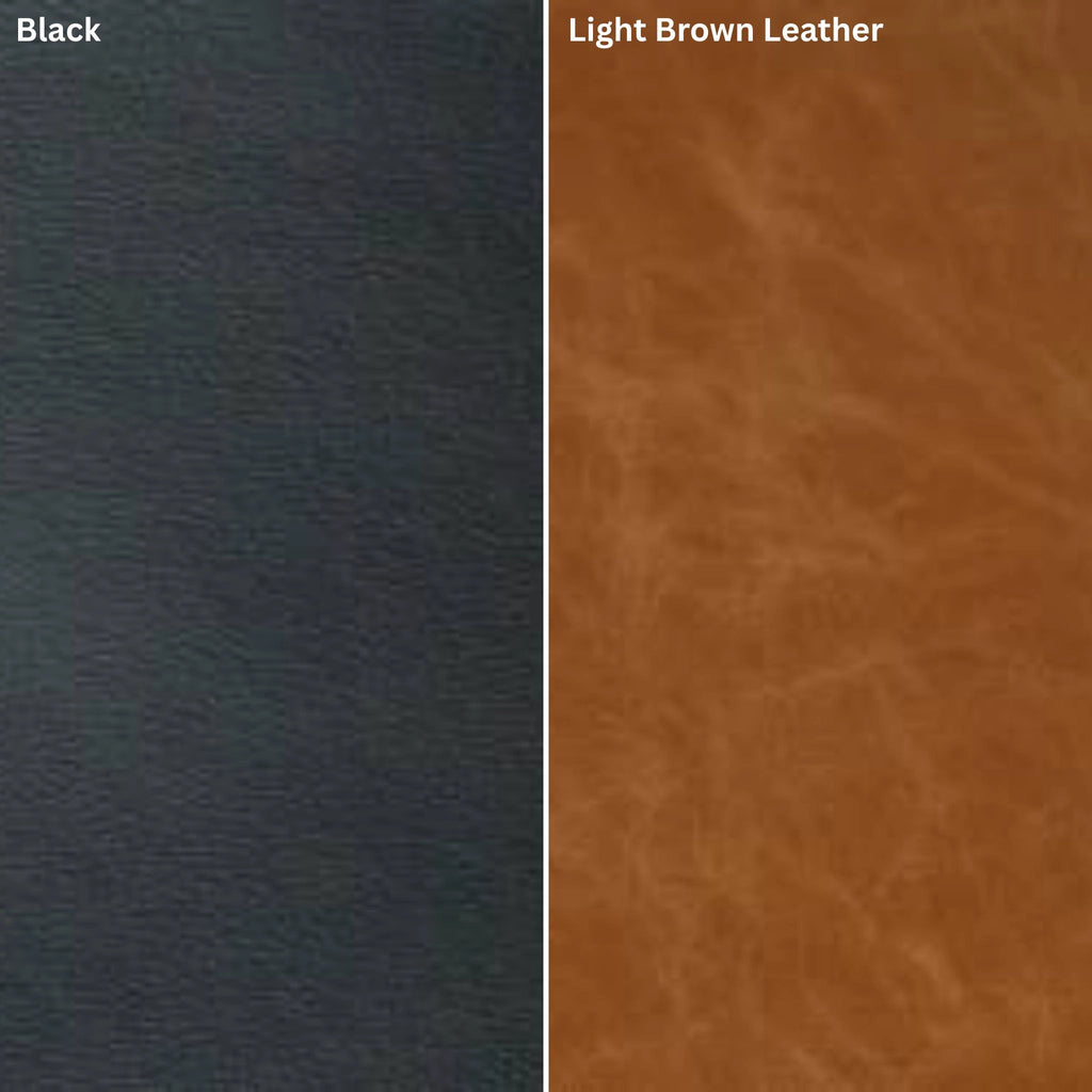 FLAIR Dining Chair - Leather, Oak Legs