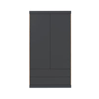 FLAI -  Double Wardrobe with External Drawers - Müller Small Living | Milola