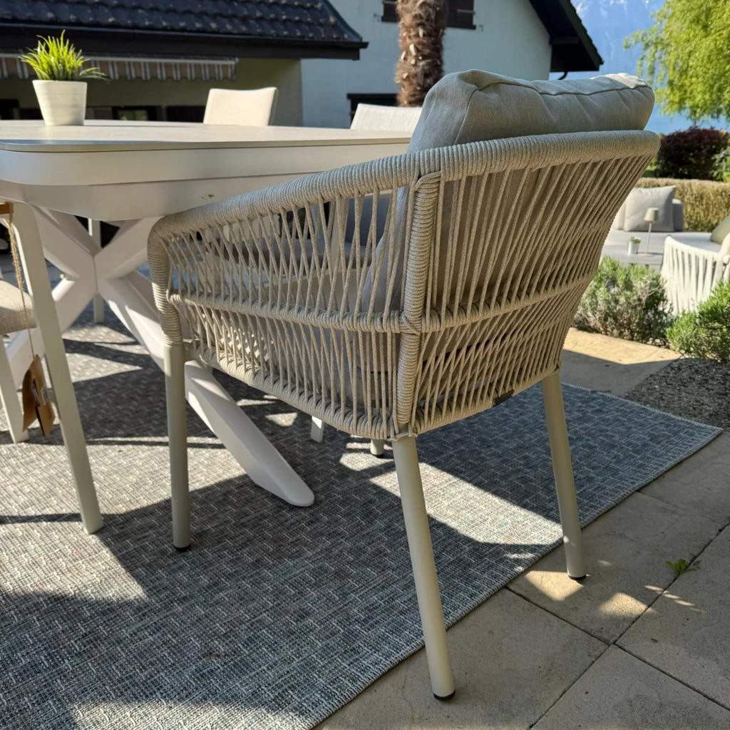 GALDANA Set of 6 Outdoor Dining Chairs - OUTLET