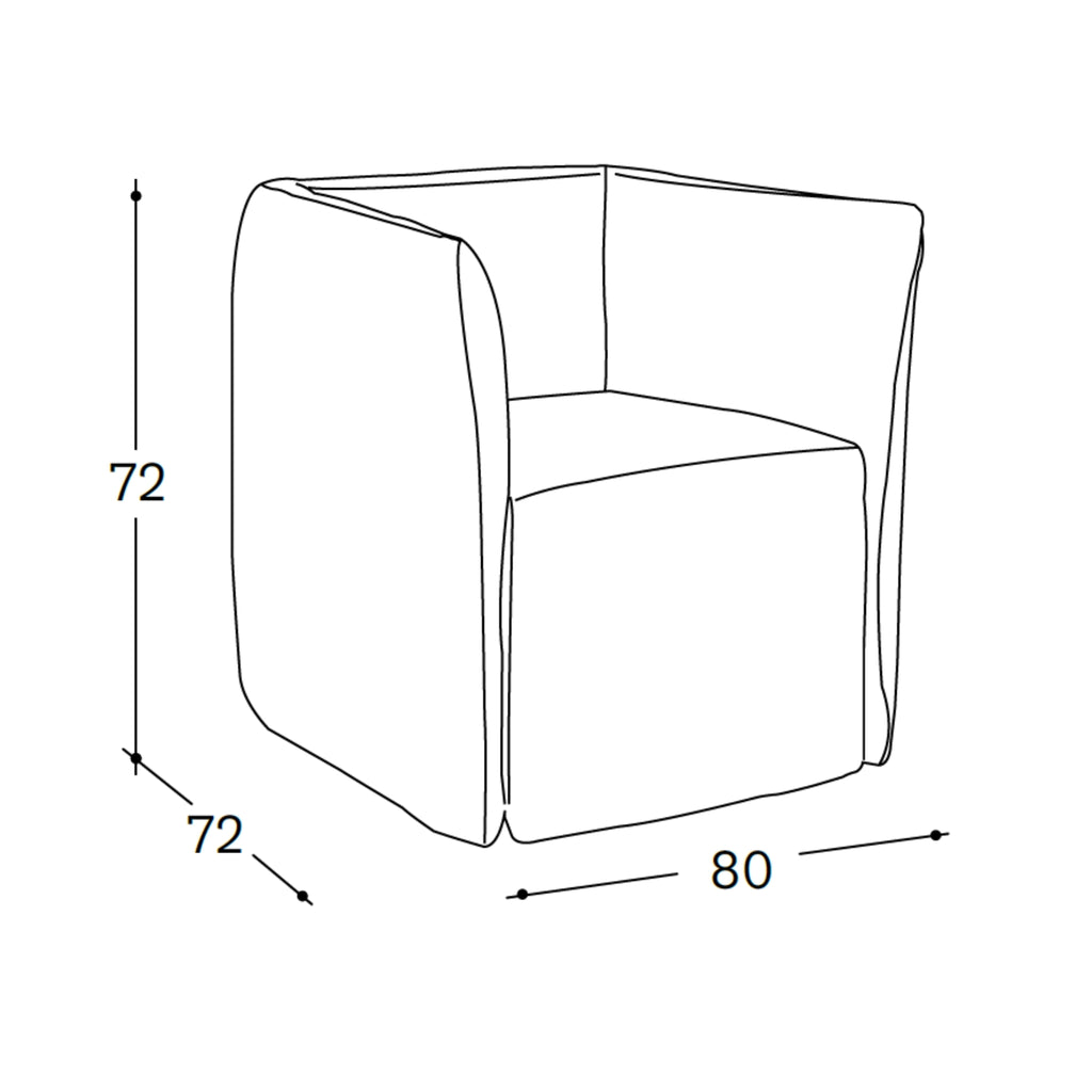 JILL-Armchair-Living-Bedroom-Furniture-Bolzan | Milola