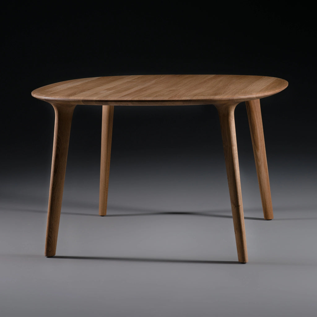 LUC Round Dining Table in Walnut Natural Oil - Artisan | Milola