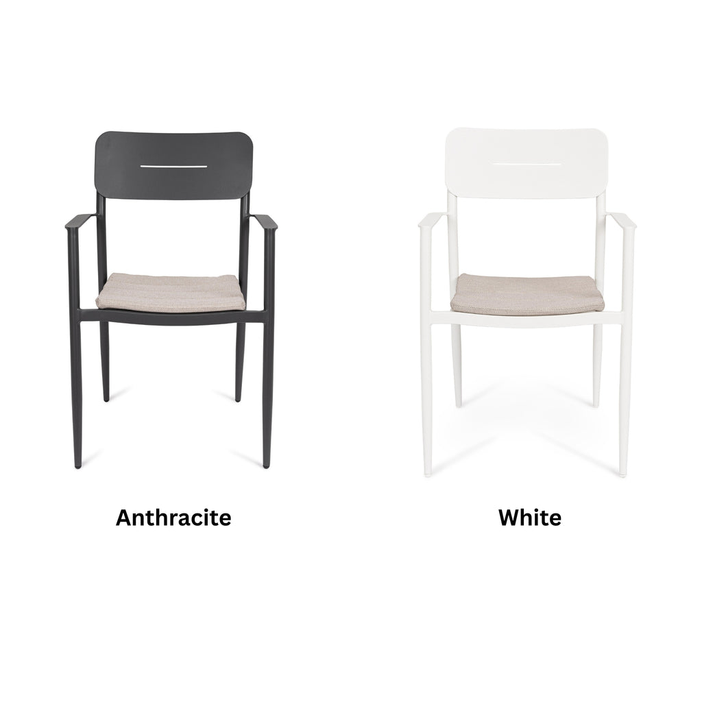 NEBULA Outdoor Dining Chair Collage - Bizzotto | Milola