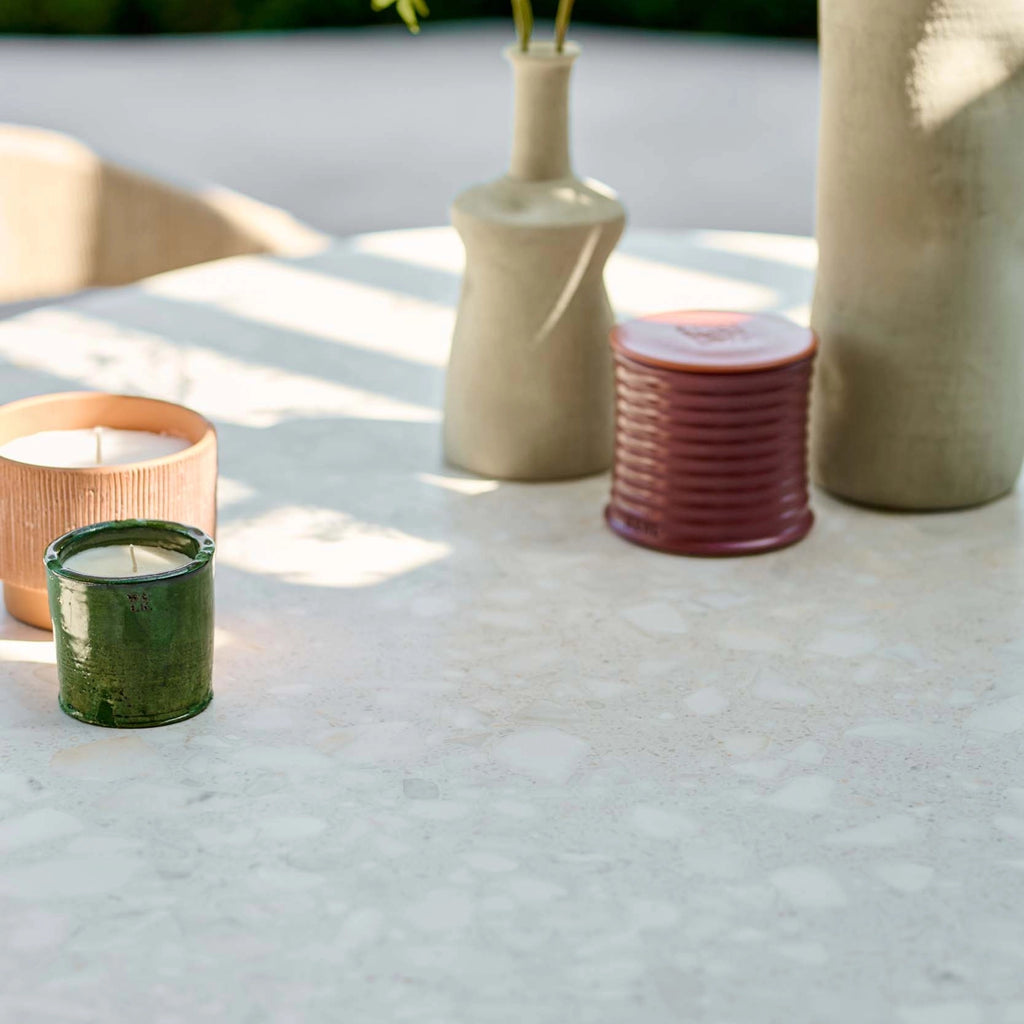 PALERMO Neolith Stone Outdoor Dining Table in Camel Sand - SUNS | Milola