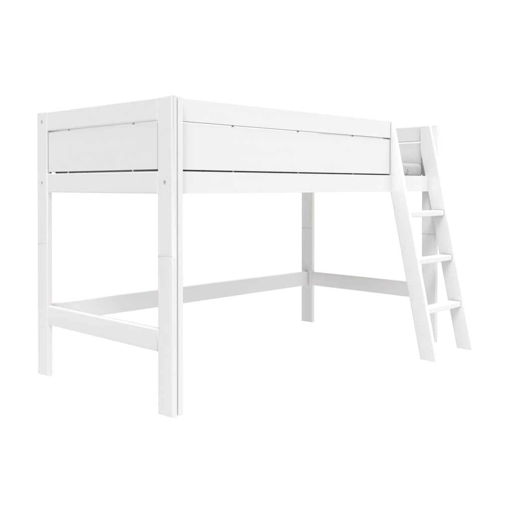 SEMI-HIGH Bed in White - Kids Bedrooms - Lifetime Kids | Milola