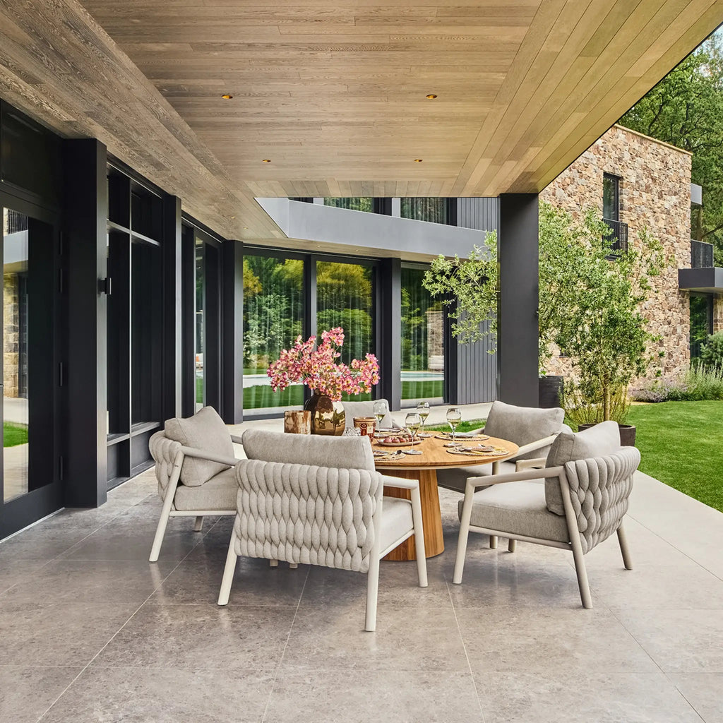 SATO Low Dining Chair in Camel Sand - SUNS | Milola