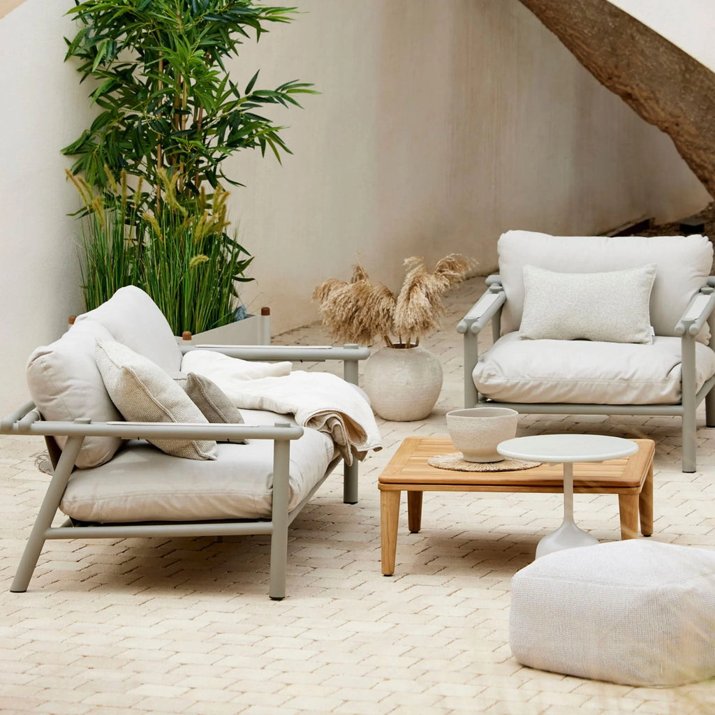 Sticks 2 Seater Sofa - Outdoor Sofa in Taupe - Cane-Line | Milola